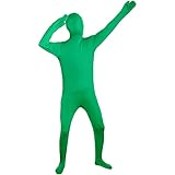 Full Body Suit, Halloween Costumes for Adults, Green Full Bodysuit, Zentai Unisex Greenman Body Suit, Unisex Adult Men Women Full Bodysuit, Green Skin Suit Adult, Full Body Suit Costume