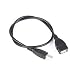 Produktbild Hochwertiges trendiges USB 2.0 Typ A Buchse auf USB B Stecker Scanner Drucker Adapterkabel - Schwarz