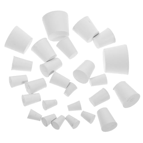 PHENOFICE 26個 点 実験用ゴム栓 多 試験管 フラスコ用 密閉性良好 軽量コンパクト 取り付け簡単 実験室機器対応