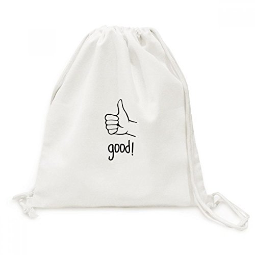 Toile Drawstring Backpack résistant résout le problème des bagages lourds