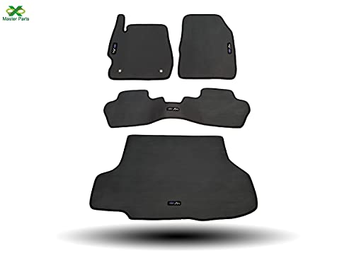 Tapete Borracha Ka Sedan Com Traseiro Interiço E Porta-malas