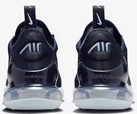 Nike Air Max 270 Big Kids' Shoes (943345-407, Obsidian/White/White/Cobalt Bliss) Size 64
