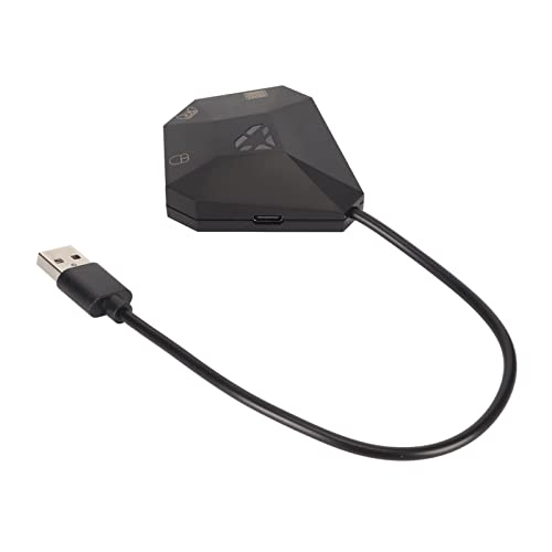 Ejoyous Adaptador de ratón de teclado, mapeo personalizado, diversión de juego mejorada, compatible con, One y 360 consolas. Convertidor para juegos TPS, RPG y RTS, con material ABS