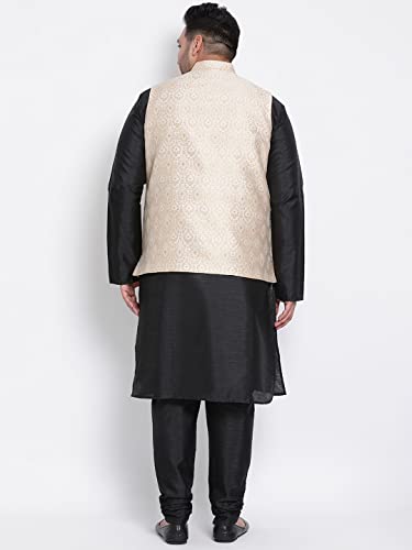 Image of hangup Men 3Pc Kurta Harem and waistcoat