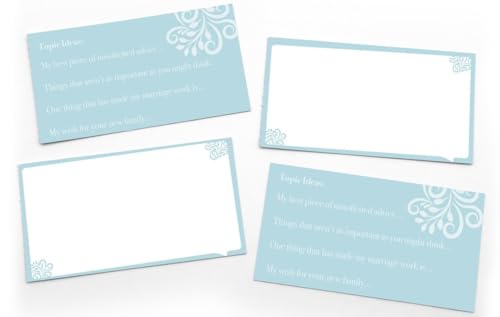 Image of Papersalt Being Newlywed Wedding Shower Notes and Advice, 4-Inch, Multicolor