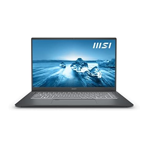 MSI Prestige 15 A12UD-036UK, 15 inches Notebook, Full HD close to 100% sRGB, Intel i5-1240P, Nvidia RTX3050Ti, 8GB LPDDR4, 512GB PCIe Gen 4x4 SSD, WiFi 6E, Windows 11 - Carbon Gray Cover