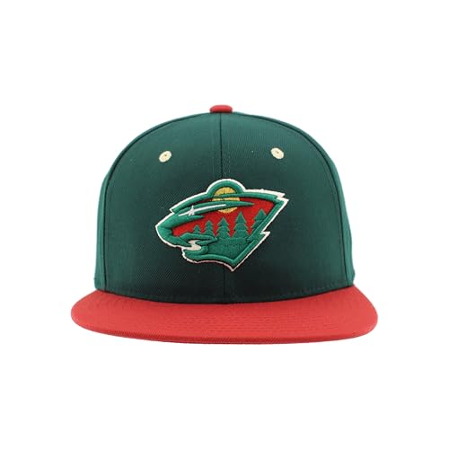 Image of ZHATS NHL Unisex-Adult NHL Officially Licensed Adjustable Snapback Hat Flat Bill Z11 Icon Two Color