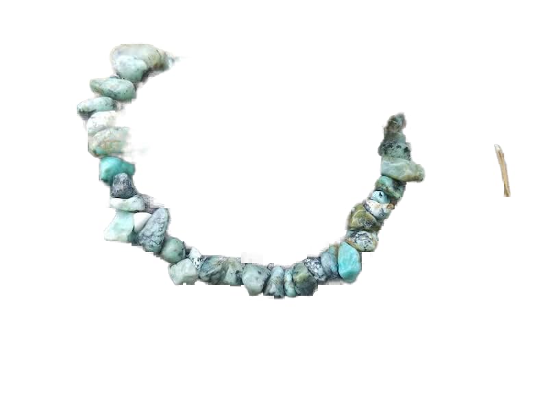 Bracelet pépites turquoise africaine LKBEADS en pierres naturelles