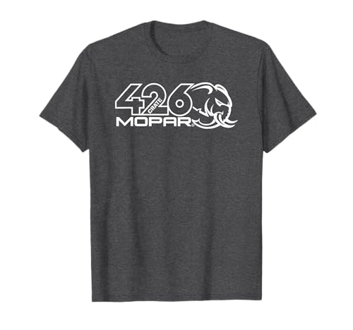 Mopar Hemi Engine - White Hellephant Logo T-shirt