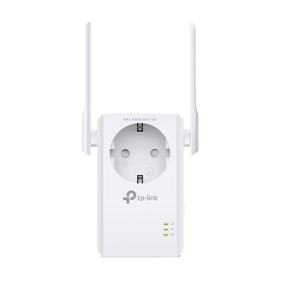 TP-Link TP-Link Ripetitore WiFi TL-WA860RE con presa integrata, Wi-fi Extender e Access Point, Velocità 300Mbps, Porta LAN, Potenzia la tua copertura Wi-Fi, Compatibile con tutti i modem router wifi