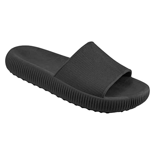 Luiza Paula Chinelo Nuvem FlyFeet Comfort Line Cor:Preto;Tamanho:35