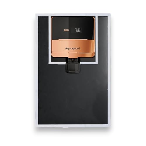 Image of Water Purifier Cover Compatible for Aqquaguard Ritz PRO 2x RO+UV+Copper - Dustproof, Waterproof, Oil Stain Protection, Transparent Front, Velcro Closure