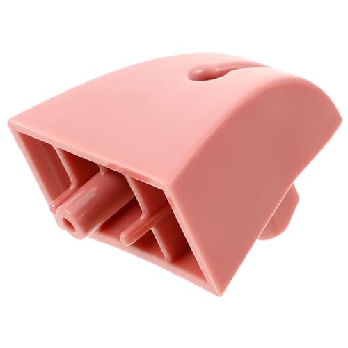 Housoutil Loom Knitting Machines Circular Knitting Machine Yarn Winder for Wool Stitch Knitting Accessories Craft Knit Yarn Opening Knitter Nozzle Thread Guide Adapter Pink Plastic