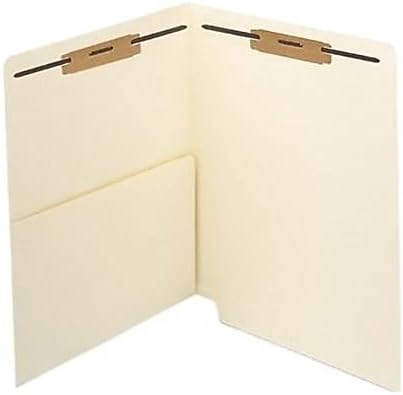 Medical Arts Press 11 Pt. Manila End-Tab Pocket Folders, 1st & 3rd Position Fasteners, 50/Bx (52329)
