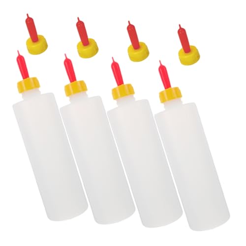 NUOBESTY Biberón para Cabras y Corderos 400Ml con Chupetes de Repuesto 58X3Cm Biberón Pequeño para Terneros Alimentación Fácil Fugas para Granja y Hogar