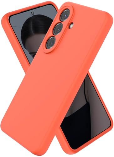 CUZMIGO Liquid Silicone Case for Samsung Galaxy S26 Plus, Orange
