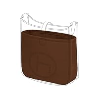 DGAZ Silk Purse Organizer Insert Fits Evelyne TPM/PM/GM/TGM, Silky Smooth Bag Organizer, Luxury Handbag & Tote Shaper (Etoupe grey, TPM
