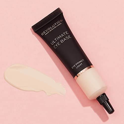 Makeup Revolution Ultimate Base Eye Primer Light Eyeshadow Base to Prevent Oily Lids and Creasing,Clear Waterproof Shadow Base for Long-Lasting Eye Makeup - Image 6
