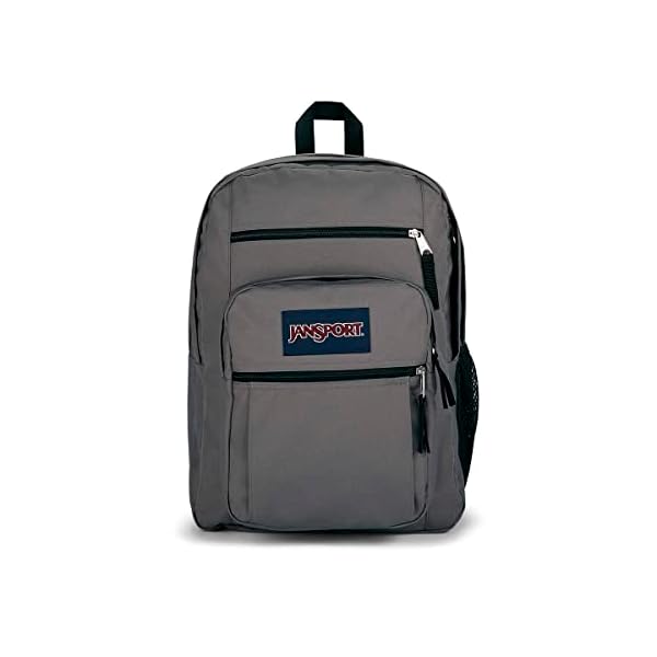 JanSport Laptop Backpack - Computer Bag with 2 Compartments, Ergonomic Shoulder Straps, 15” Laptop Sleeve, Haul Handle - Graphite Grey