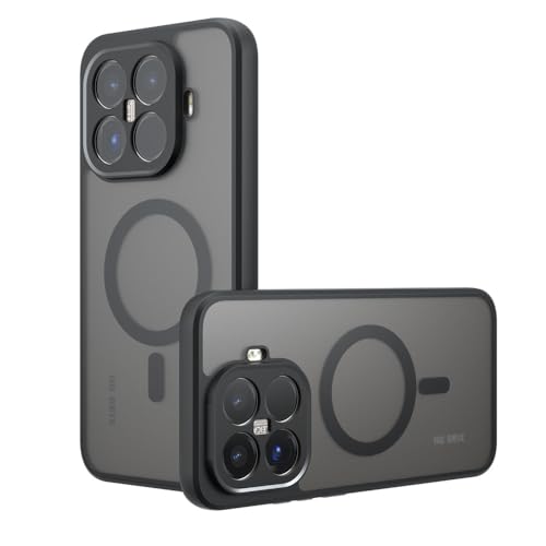 UJNYD Xiaomi 17T Pro�p���C�P�[�X MagSafe�Ή� ���C�����X�[�d�Ή� �}�b�gTPU �w��h�~ �ϏՌ� �ی�J�o�[ (�u���b�N)