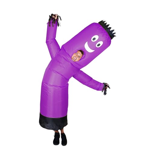 Image of LookOurWay Inflatable Tube Man Costume - Wacky Wavy Arm Guy Funny Inflatable Halloween Costume