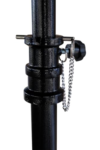 Image of Exito-Studio Monitor Speaker Stands /with Locking Safety Pin (Pack of 2) Metal Constructed Stands Ideal for Surround Sound, Bookshelf and Monitoring Speakers