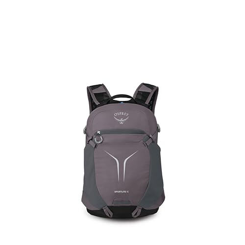 Image of Osprey Sportlite 15L Lightweight Hiking Backpack for Men and Women - Everyday Hiking Bag - Travel Daypack, Graphite Purple