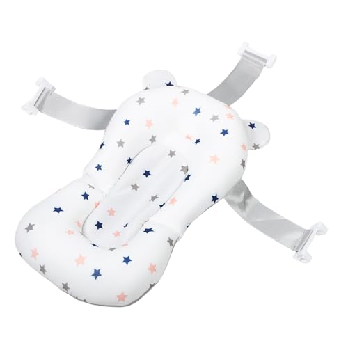 SEWOART ベビーバスクッション 乳児用入浴クッション 新生児用バス 柔らかく バスタブマット 滑り止め設計で フローティングプ 浴槽用洗えるマット