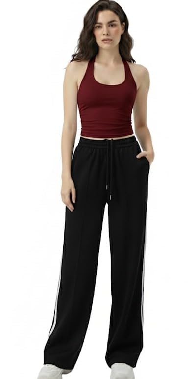 irana Women Crop Top & Jogger Set Co-ord | Stylish 2 Piece Co-ord Set for Women |High Waist Joggers & Crop Top Set for Girls & Women-PACK OF 1-picture-11
