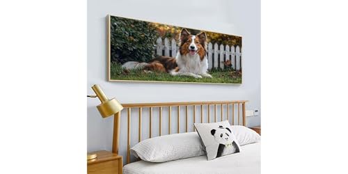 Kit d'Art Diamant Chiot Contre le Stress Grand Format Toile Complète - 2
