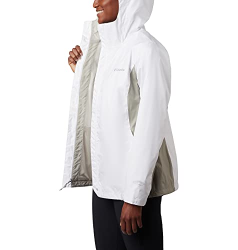 Columbia Women's Arcadia Ii Jacket, White/Flint Grey, Large #TOP2