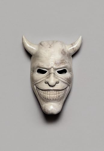 The Black Phone Grabber Scary Mask - Horned mask - Halloween Mask - Horror Gothic