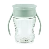 WOW CUP for Baby 360 Trainer Sippy Cup, 7 oz / 207 ml (Tranquil Green)