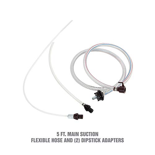 OEM TOOLS 24938 9.5 Liter Pneumatic/Manual Fluid Extractor, Oil, Transmission, Coolant Change Tool, Easy-to-Use Hand Pump and Vacuum Pump Functions, Extract Fluid Through Dipstick Tubes, No Mess - Thumbnail 6