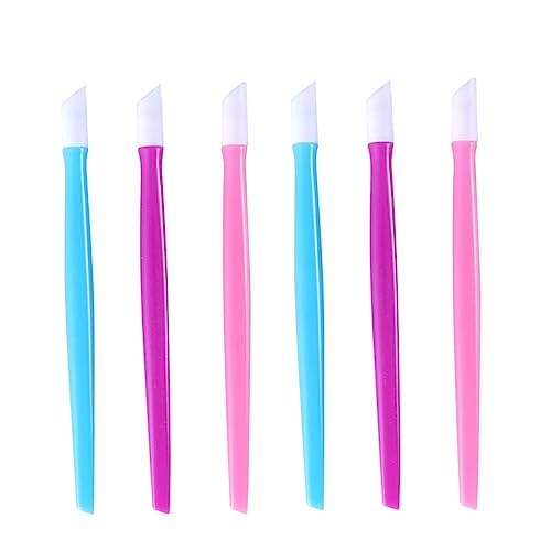 NOLITOY Nail Cuticle Cleaner Tool Kit 30pcs Manicure Stick Pink for Nail Art and Personal Use