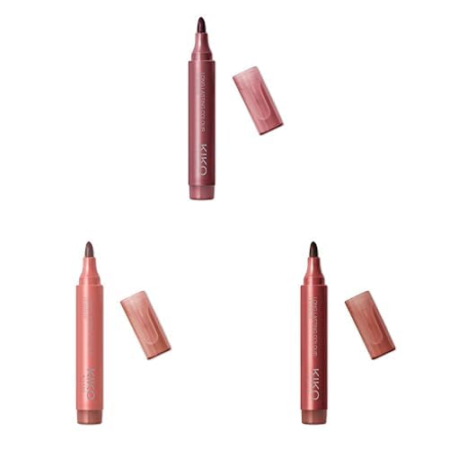 KIKO Milano Long Wear Lip Marker Best-Seller Set | No Transfer, Natural Tattoo Effect | Shades 107, 109, 111