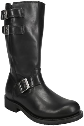 HARLEY-DAVIDSON FOOTWEAR Women's Barlyn 11" Engineer Motorcycle Boot, Black, 10 | Image 1