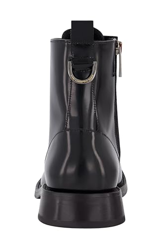 KARL LAGERFELD Men's Side Zip Combat Boot3