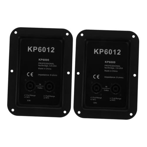 GALPADA 2個 スピーカー接続端子プレート 音 用ターミナルカップ ステージ