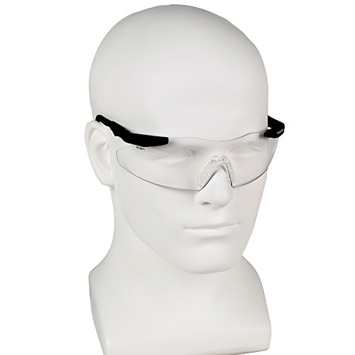 Smith And Wesson Safety Glasses (19799), Magnum 3G Safety Eyewear, Clear Lenses With Black Frame, 12 Units / Case #TOP3