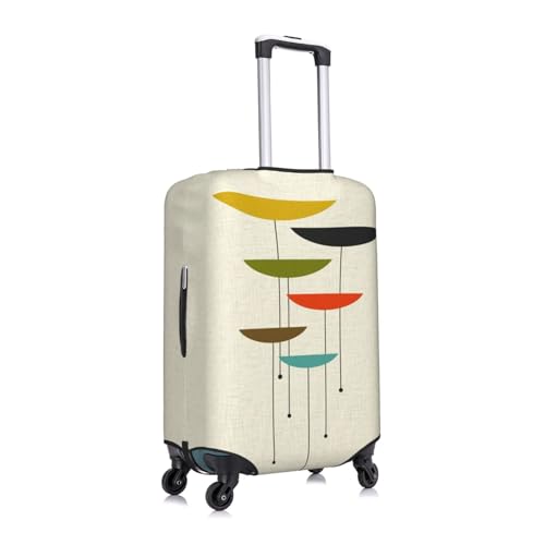 Mid Century Modern Prints Print Suitcase Cover Luggage Protector Washable Elastic Fashionable Travel Gear Cover3