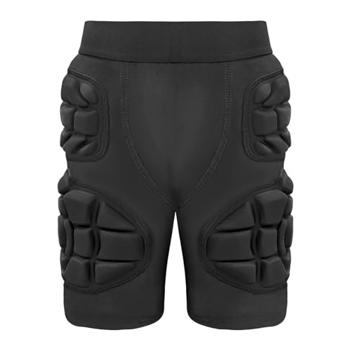 Football Girdle for Youth Kids, 5-Pads Padded Compression Shorts with HIPS, Thigh & Tailbone Padding2