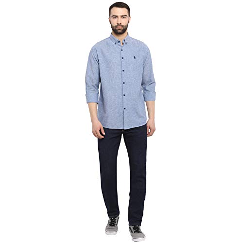 Image of Red Tape Men Dark Blue Full Sleeve Shirt