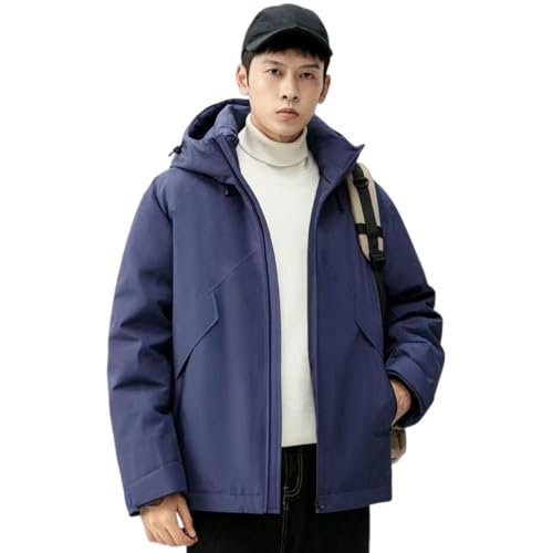 Veste à capuche chaude homme classique et chic pour l'hiver