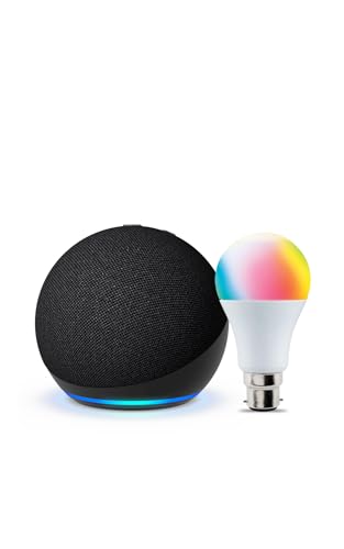 Amazon Echo Dot 5th Gen Black with Wipro 9W LED Smart Bulb - Image 3