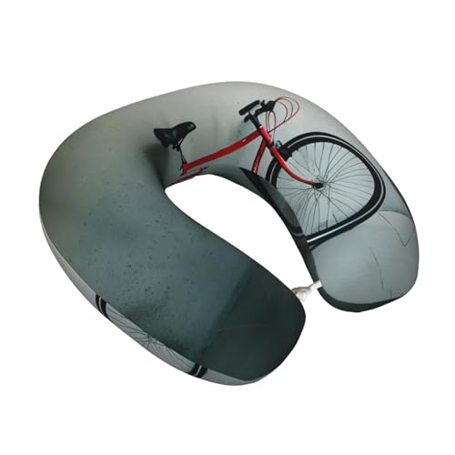 Almohada cervical de poliéster con diseño retro ciclismo miniatura 2