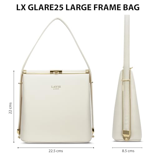 Image of Lavie Luxe Women's Glare25 Frame Satchel Handbag | Satchel Bag For Work | Ladies Purse | Stylish Shoulder Bag | Gift For Women