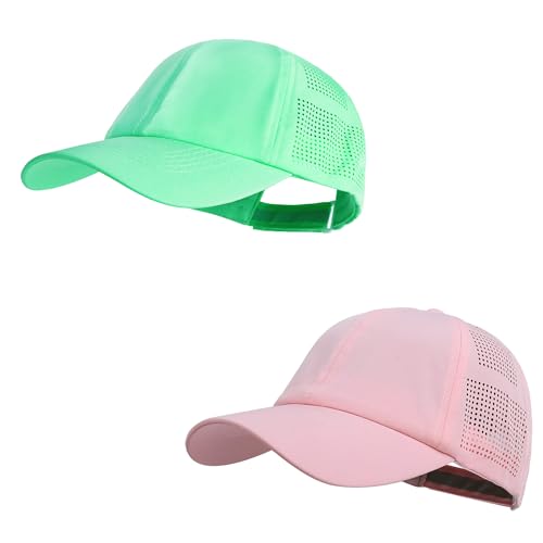 Image of HH HOFNEN Women Quick Drying Baseball Cap Sun Hat Unstructured Golf Hat