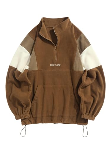 ZAFUL Men's Fluffy Polar Fleece Sweatshirt - 42% Off