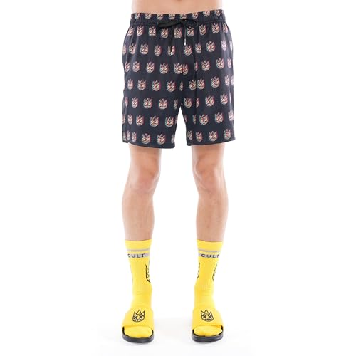 Cult of Individuality Men's Swim Short in Trippy, Large